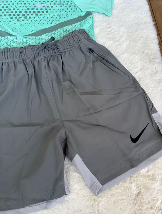 Ensemble Nike Running Bleu Ciel et Gris